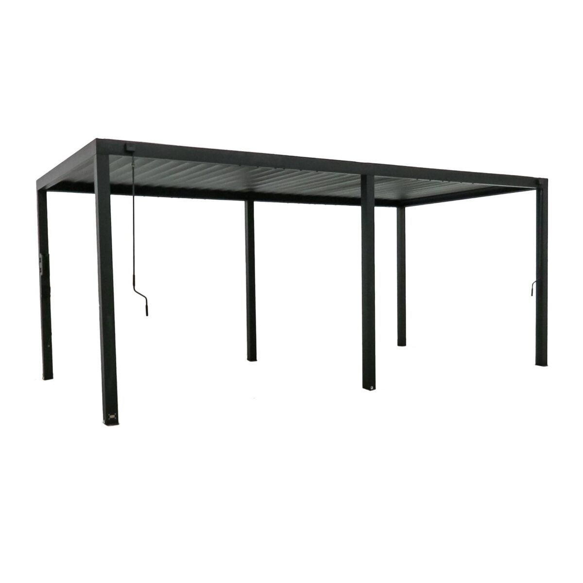 20x10 Sarasota Steel Louvered Pergola