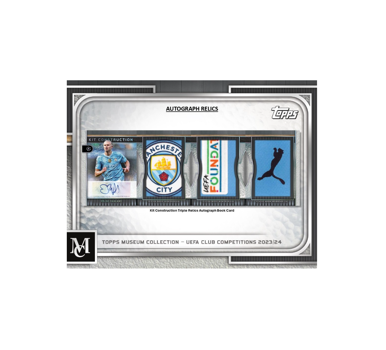 2023-24ToppsUEFAClubCompetitionsMuseumCollectionSoccerHobbyBox6