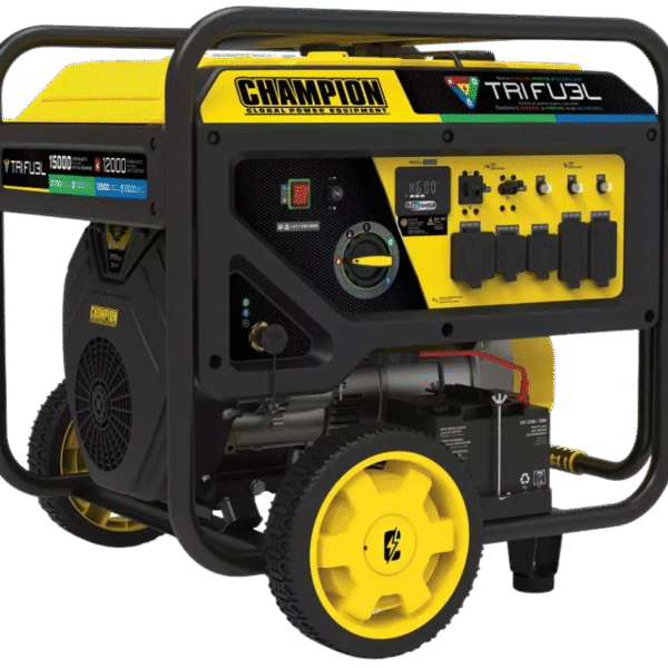 Champion 201161 12000W/15000W Generator Tri-Fuel Electric Start CO Shield Gas Propane Natural Gas New