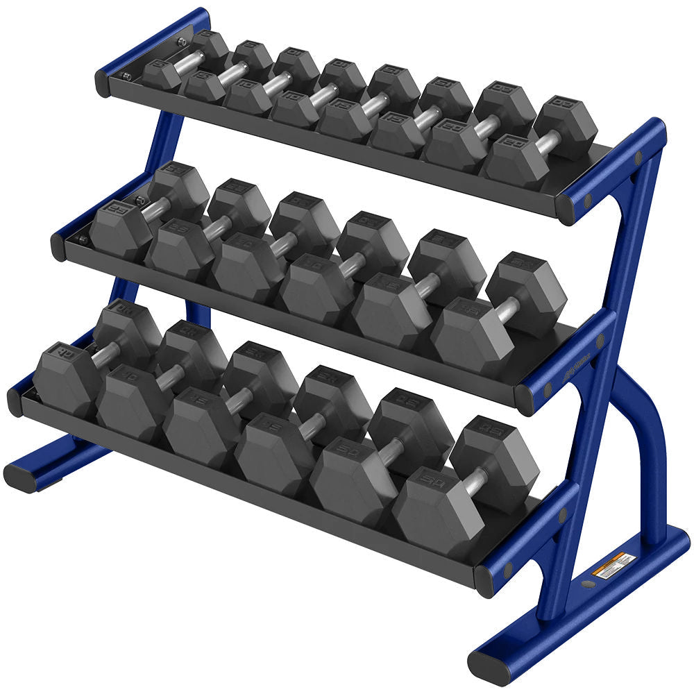 3-tier-hex-dumbbell-rackbase-electric-blue