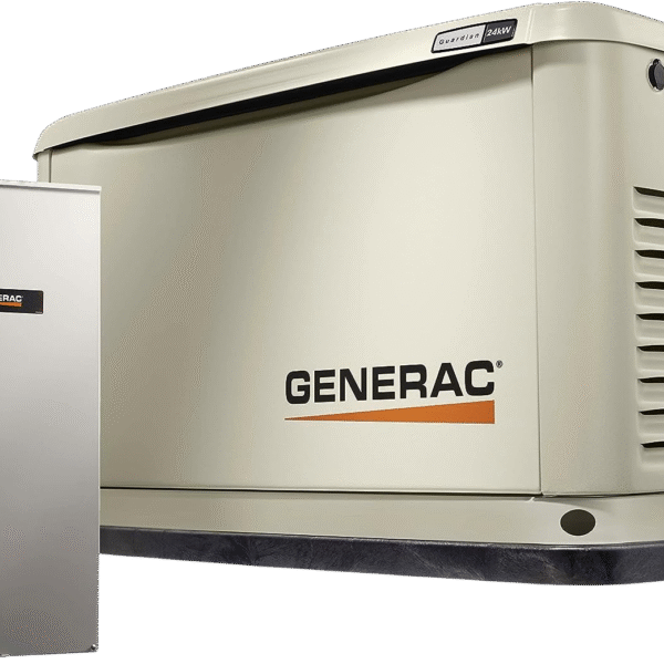 Generac 7210 Guardian 24kW Standby Generator WiFi w/ 200 Amp Automatic Transfer Switch Manufacturer RFB