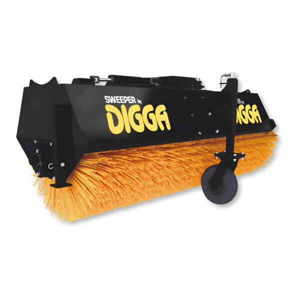 Digga Manual Pivot Angle Broom Attachment for Skid Steer