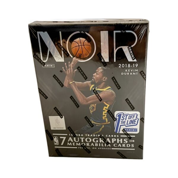 2018-19 Panini Noir Basketball 1st Off The Line Hobby Box