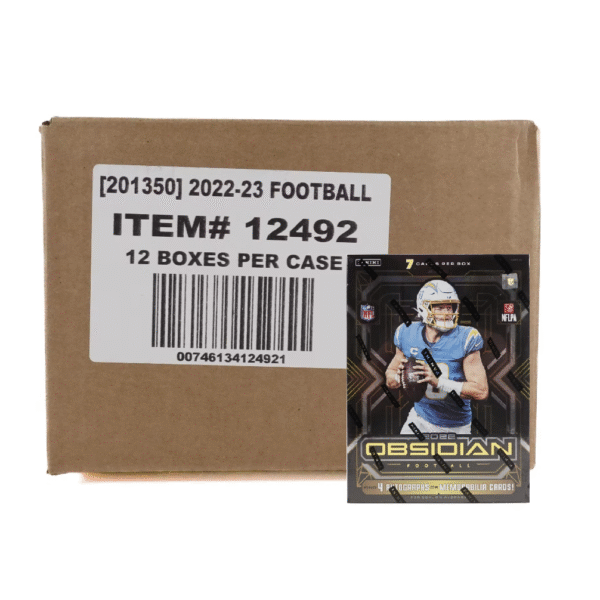 2022 Panini Obsidian Football Hobby 12 Box Case
