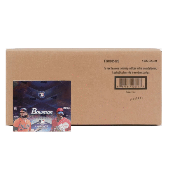 2023 Bowman Sterling Baseball Hobby 12 Box Case