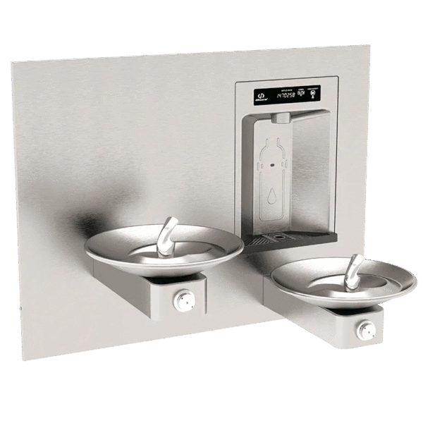 Haws 1011HS RIVIVE™ – ADA Wall-Mounted Recessed Bottle Filler with Drinking Fountains, Filtered