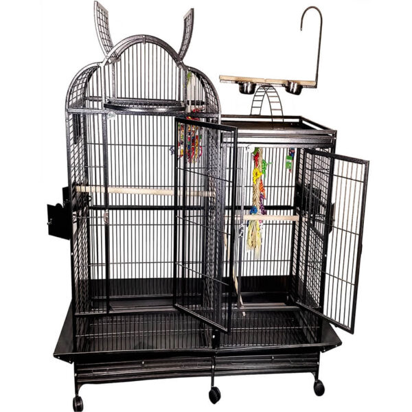 A&E 42x26 Split Level House Bird Cage with Divider