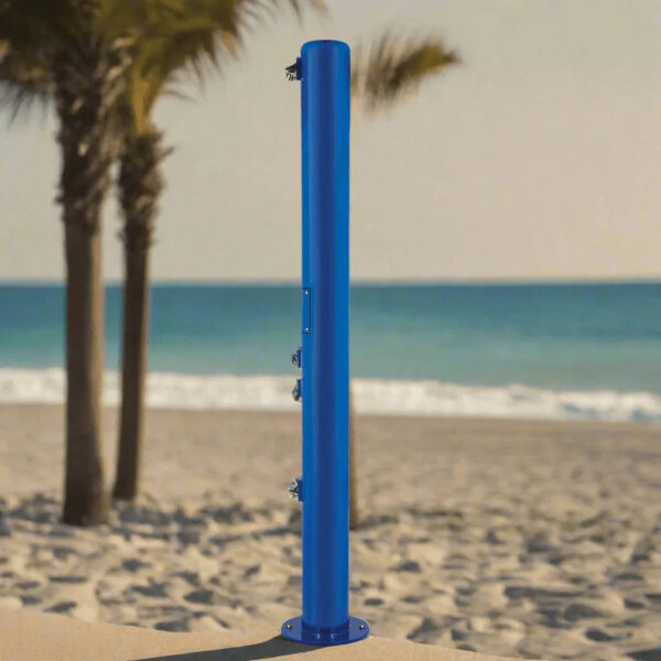 Stern-Williams 6200 Pedestal Public Beach Outdoor Body and Foot Shower – Vandal-Resistant